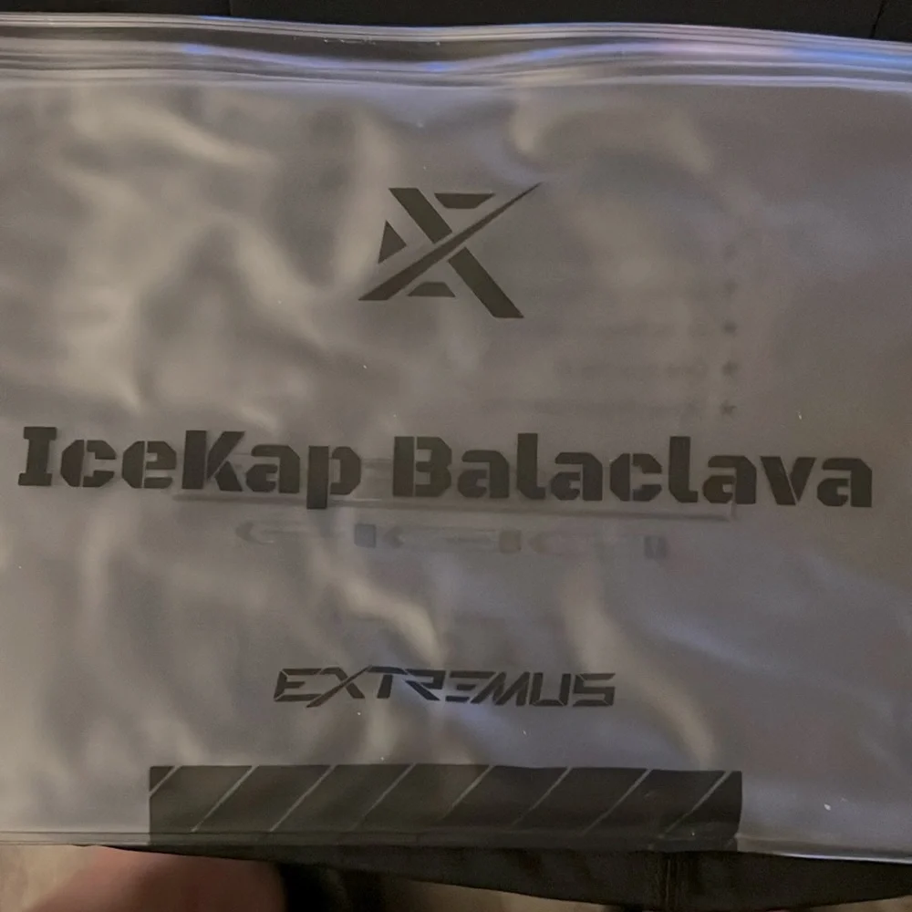 NWOT-Extremus Black IceKap Balaclava Hood for Cold Weather- *in package*